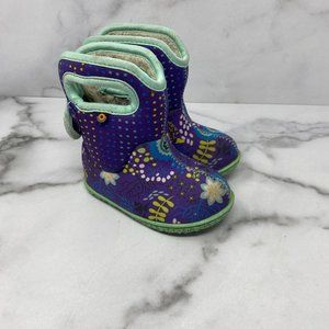 Bogs Baby Bog Flower Dot Boots Size 5